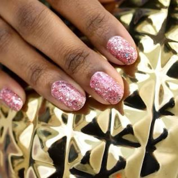 RETIRED GLITTERALLY CAN’T Color Street Petite Nail Polish Strips Sparkling Pink - Picture 9 of 9